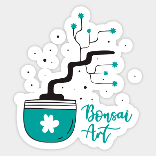 Bonsai Art Sticker